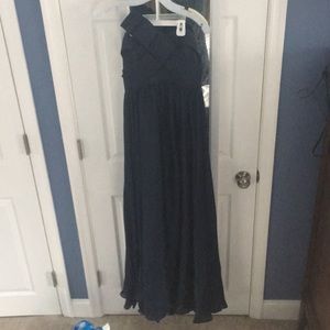 Navy gown